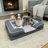 Velvet Lounger - Orthopaedic Dog Bed