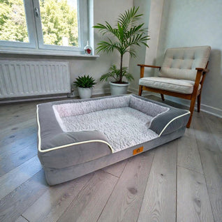 Velvet Lounger - Orthopaedic Dog Bed