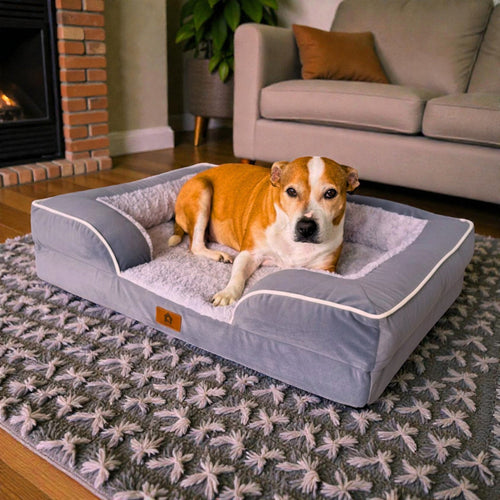 Velvet Lounger - Orthopaedic Dog Bed